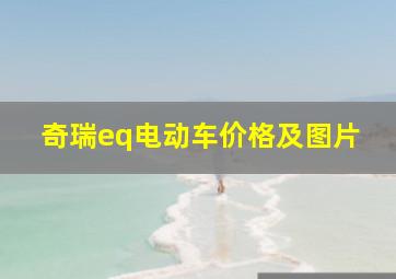 奇瑞eq电动车价格及图片