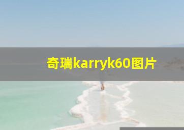 奇瑞karryk60图片