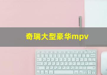 奇瑞大型豪华mpv