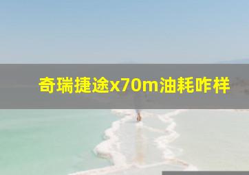 奇瑞捷途x70m油耗咋样