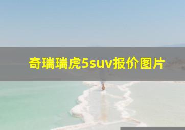 奇瑞瑞虎5suv报价图片