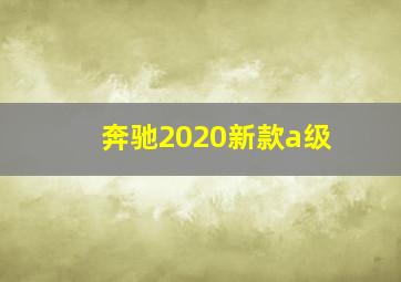 奔驰2020新款a级