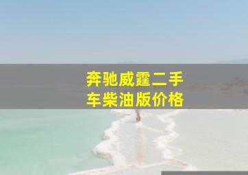 奔驰威霆二手车柴油版价格