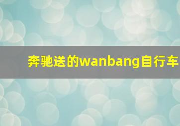 奔驰送的wanbang自行车