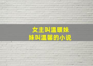 女主叫温暖妹妹叫温馨的小说