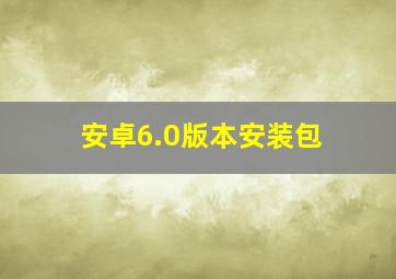 安卓6.0版本安装包