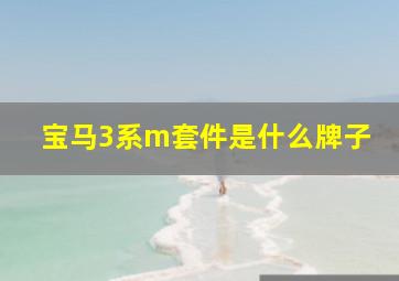 宝马3系m套件是什么牌子