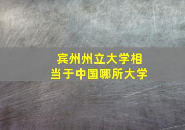 宾州州立大学相当于中国哪所大学