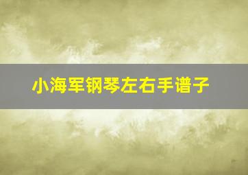 小海军钢琴左右手谱子