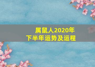 属鼠人2020年下半年运势及运程