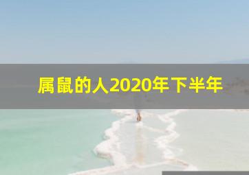 属鼠的人2020年下半年