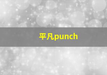 平凡punch