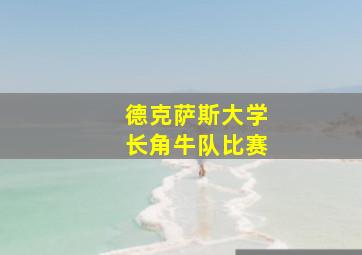 德克萨斯大学长角牛队比赛