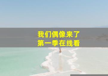 我们偶像来了第一季在线看