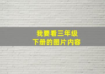 我要看三年级下册的图片内容