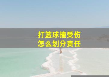 打篮球撞受伤怎么划分责任