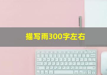 描写雨300字左右