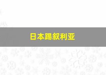 日本踢叙利亚