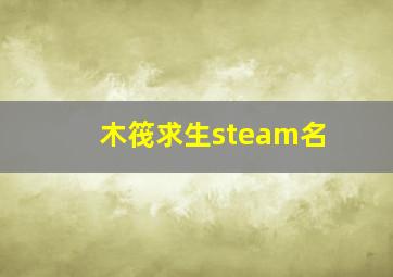 木筏求生steam名