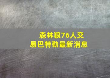 森林狼76人交易巴特勒最新消息