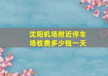 沈阳机场附近停车场收费多少钱一天