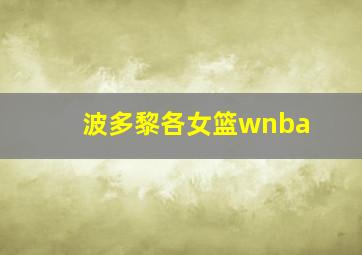 波多黎各女篮wnba