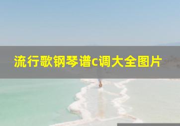 流行歌钢琴谱c调大全图片