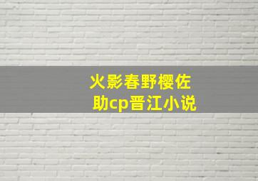 火影春野樱佐助cp晋江小说