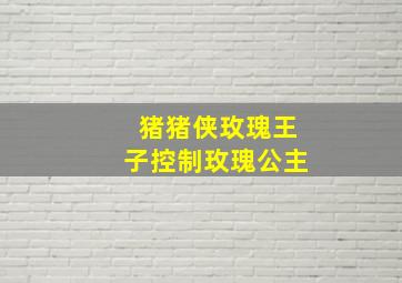 猪猪侠玫瑰王子控制玫瑰公主