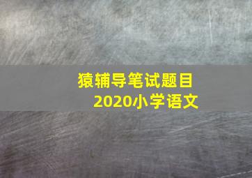 猿辅导笔试题目2020小学语文