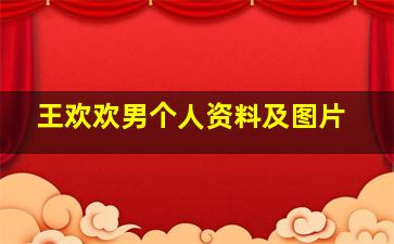 王欢欢男个人资料及图片