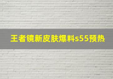 王者镜新皮肤爆料s55预热