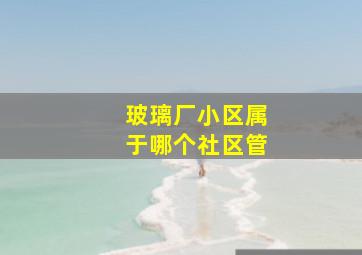 玻璃厂小区属于哪个社区管