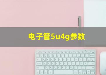 电子管5u4g参数