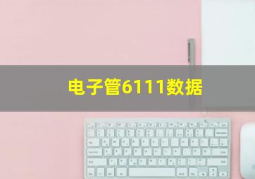 电子管6111数据