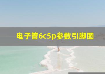 电子管6c5p参数引脚图