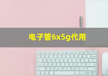 电子管6x5g代用