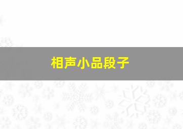 相声小品段子