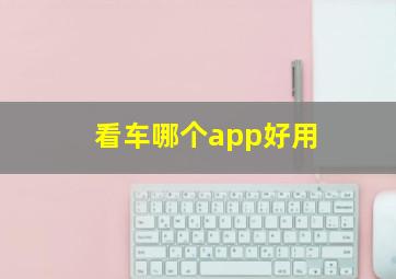 看车哪个app好用