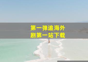 第一弹追海外剧第一站下载