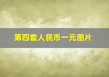 第四套人民币一元图片