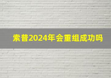 索普2024年会重组成功吗