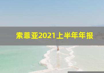 索菲亚2021上半年年报