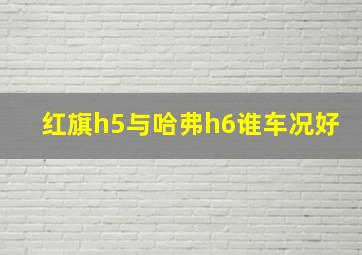 红旗h5与哈弗h6谁车况好