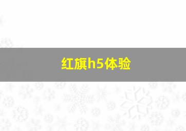 红旗h5体验