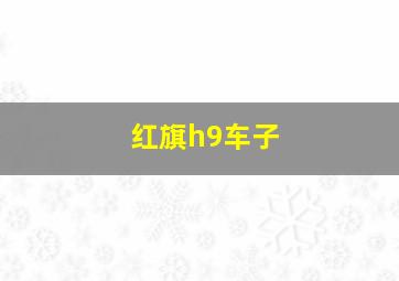 红旗h9车子