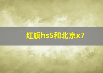 红旗hs5和北京x7