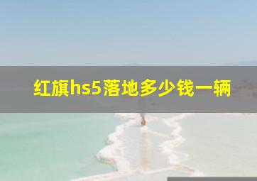 红旗hs5落地多少钱一辆