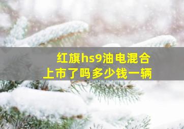 红旗hs9油电混合上市了吗多少钱一辆