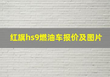 红旗hs9燃油车报价及图片